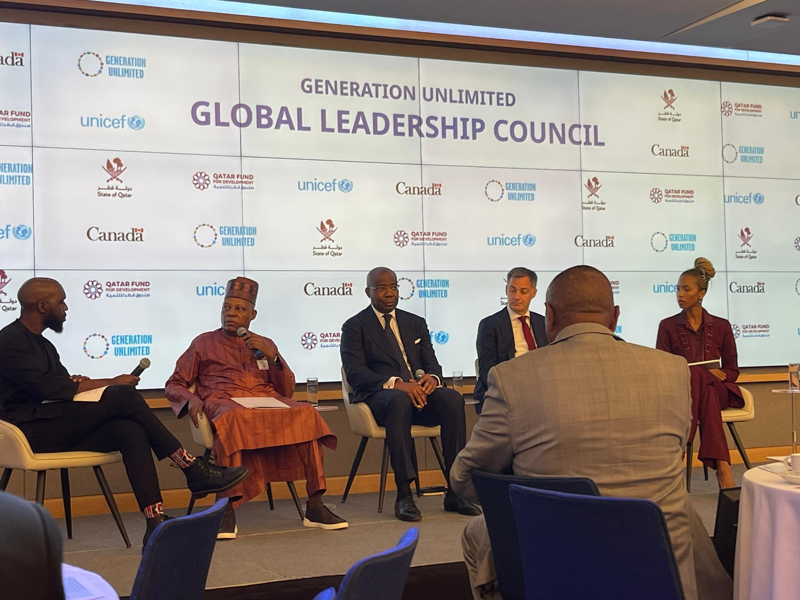 Panellist, Generation Unlimited Leadership Council